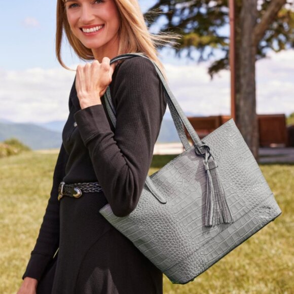 Patricia Nash Verzi Leather Tote - Picture 1 of 4